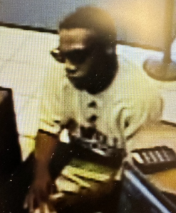 Suspect in Wednesday's robbery.